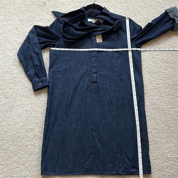 NWT LOFT Denim Petite Dress SP - Picture 9 of 11